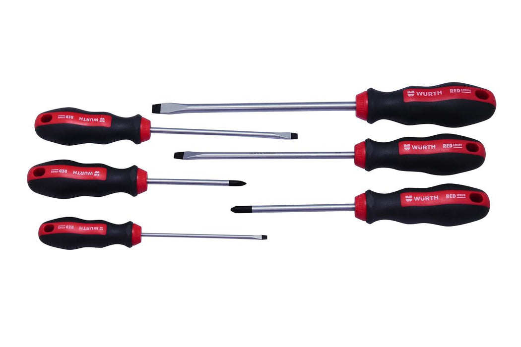SCREWDRIVER SET 6PCS WURTH