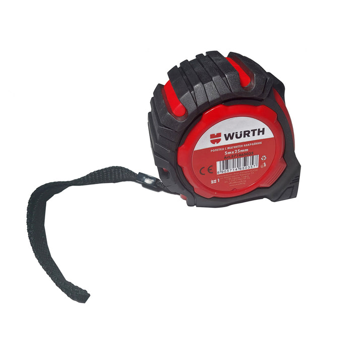 ROLLER WITH MAGNETIC TIP WURTH 5M X 25MM