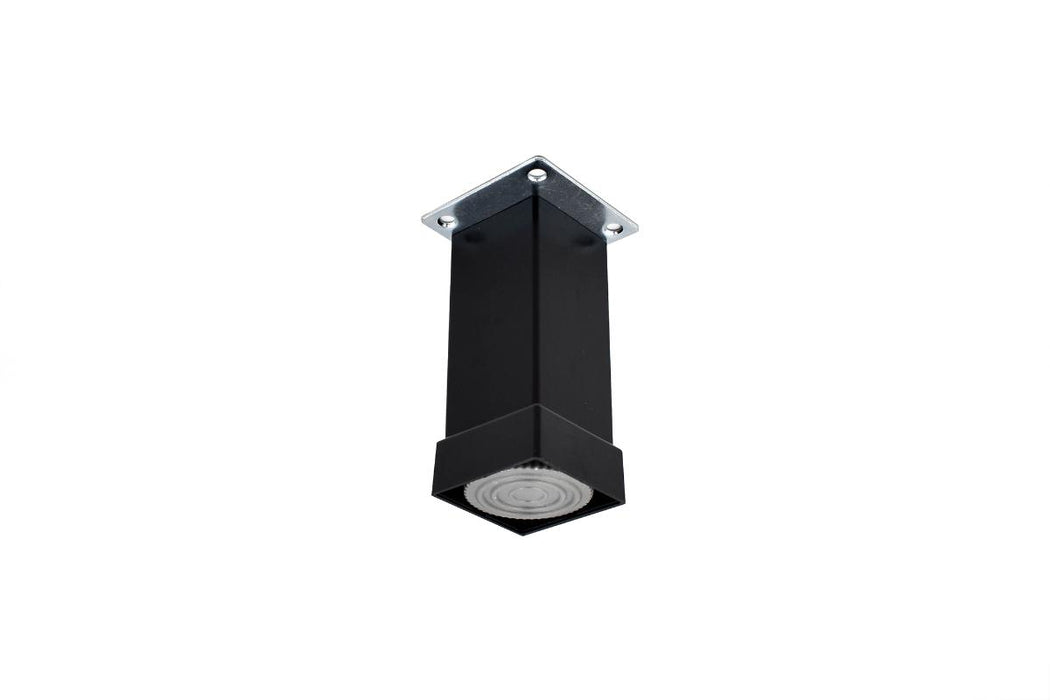 FURNITURE LEG 40X40 50MM BLACK MATTE
