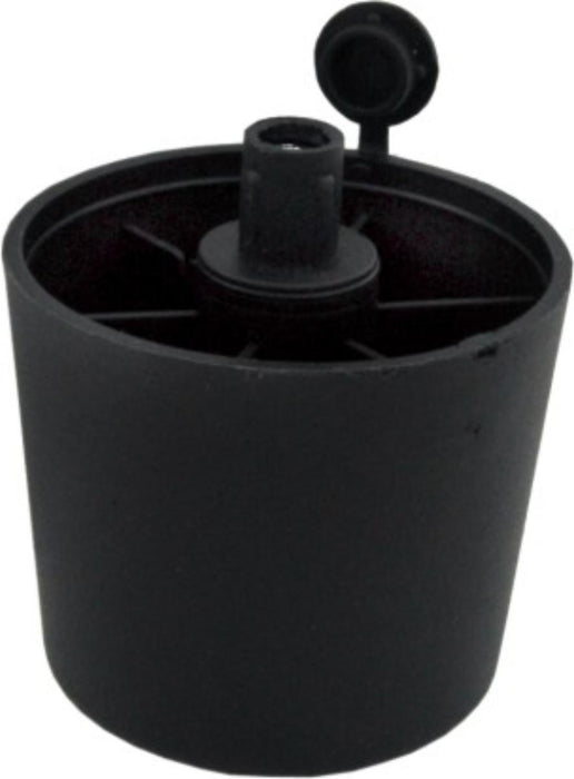 ADJUSTING STEP PVC 48MM 2PCS BLACK