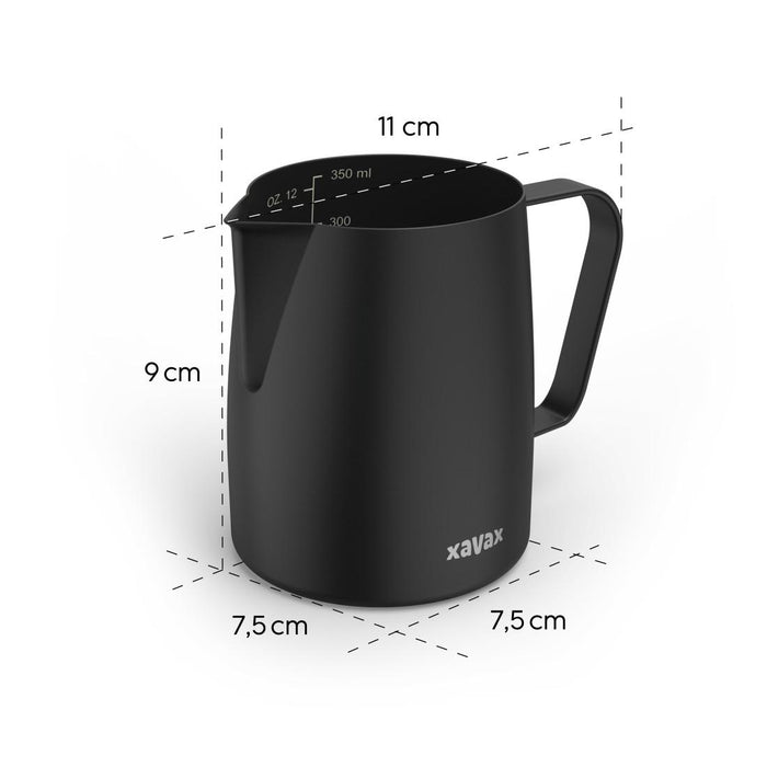 Xavax Stainless steel milk jug, 350 ml, 111260