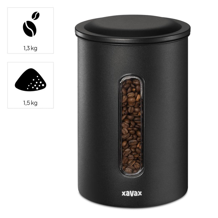 XAVAX Coffee box 1.3 kg beans or 1.5 kg powder, airtight, 111262