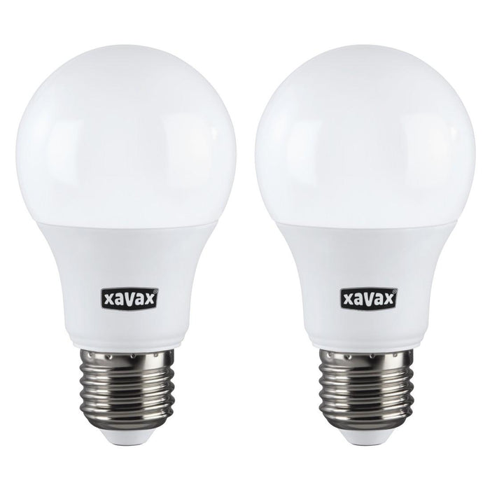 Xavax LED bulb, E27, 806 lm, 60W, 2 pcs, 112929