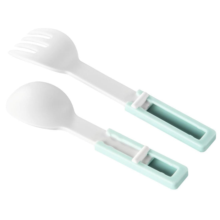Xavax To Go food box set with utensils, 1100 ml, pastel blue