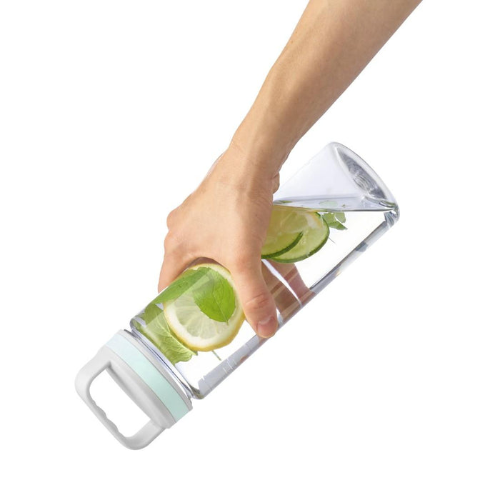Xavax To Go liquid bottle, 900 ml, plastic, light, transparent