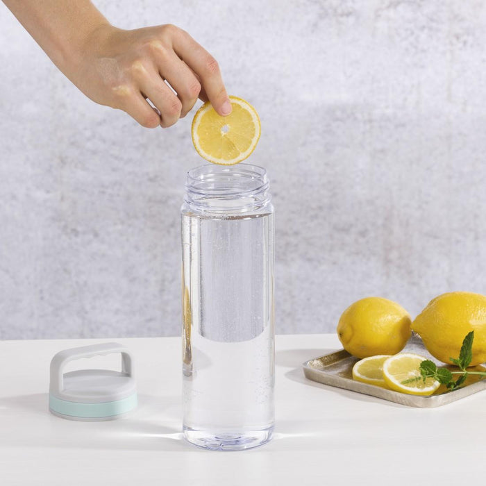 Xavax To Go liquid bottle, 900 ml, plastic, light, transparent