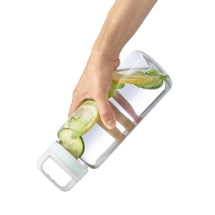 Xavax To Go liquid bottle, 1250 ml, plastic, light, transparent