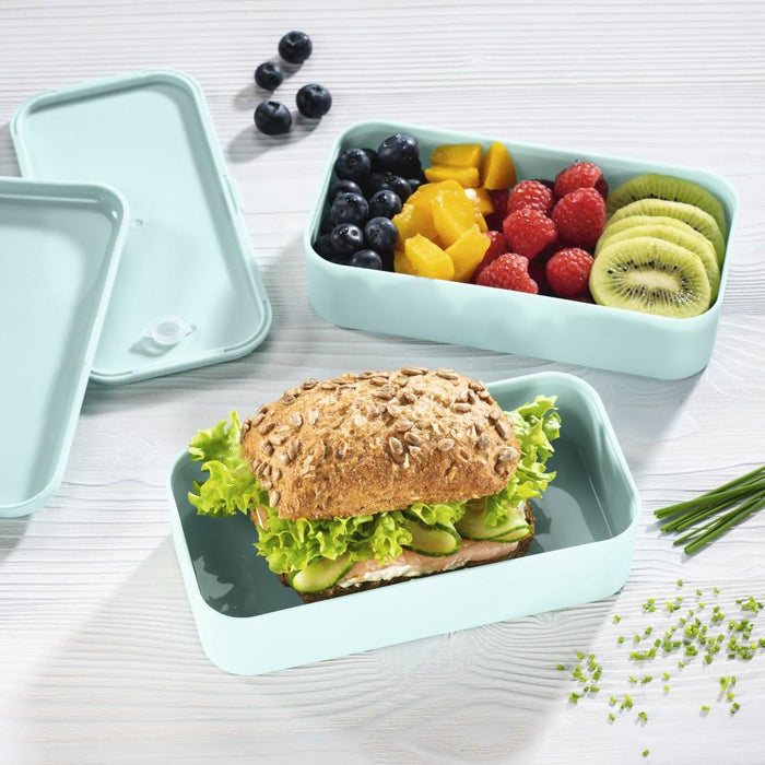 Xavax Bento Box, 2 x 500ml, Pastel Blue