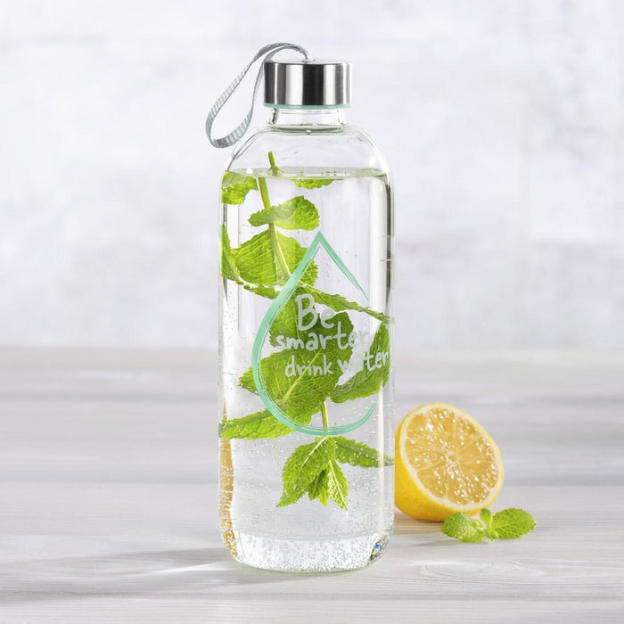 Glass bottle Xavax To Go, 1l, Protective case, For drinks