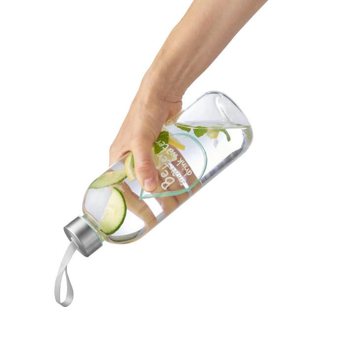 Glass bottle Xavax To Go, 1l, Protective case, For drinks