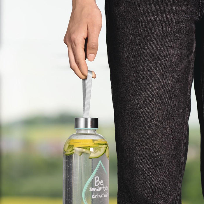 Glass bottle Xavax To Go, 1l, Protective case, For drinks