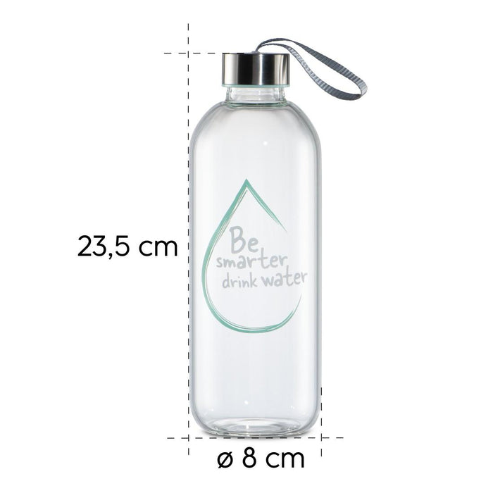 Glass bottle Xavax To Go, 1l, Protective case, For drinks