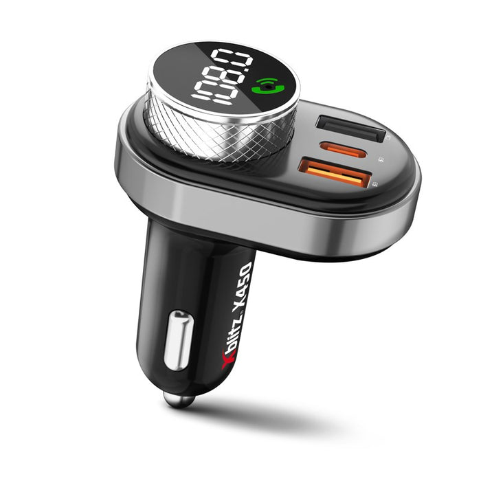 XBLITZ HANDS-FREE KIT WITH FM TRANSMITTER X450
