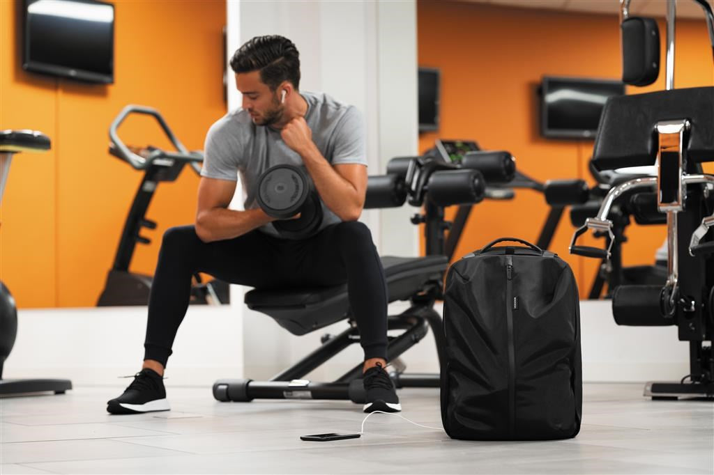 XD DESIGN ANTI-THEFT BACKPACK BOBBY FLEX GYM BAG BLACK P/N: P705.801