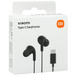 Xiaomi BHR8930GL In-Ear Wired Headphones USB-C with Remote Control - Black - Headphones
