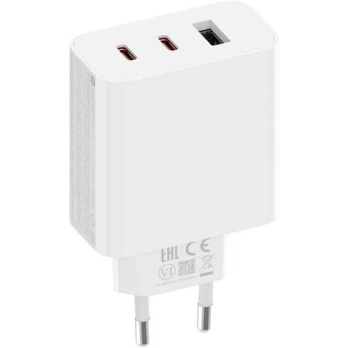 Xiaomi Mi Travel Charger GaN Fast Charger 2C1A (C + C + U) 67W White EU BHR7493EU - Xiaomi ECO