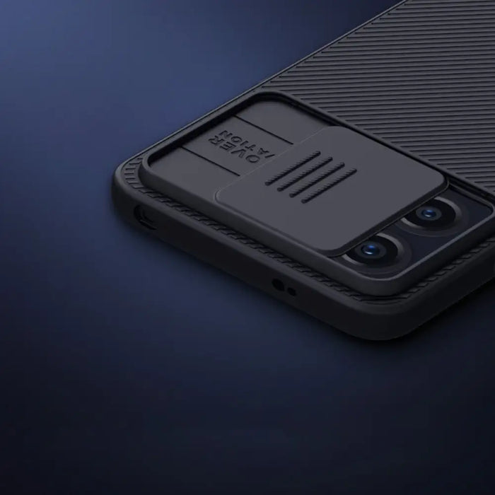 Xiaomi Redmi Note 12 Armored Case with Nillkin CamShield Case - Black - Cell phone cases and covers<<<HurtelXML