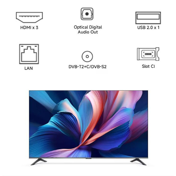 TV Xiaomi A Pro 50 2026 / ELA6088EU, 125 cm, 3840x2160 UHD-4K, 50 inch, Android, QLED