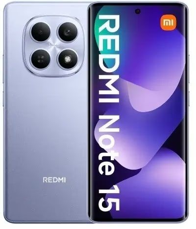 Smartphone GSM XIAOMI REDMI NOTE 15 128/6 PURPLE 6.77 ", 128 GB, RAM 6 GB, 108+2 MP