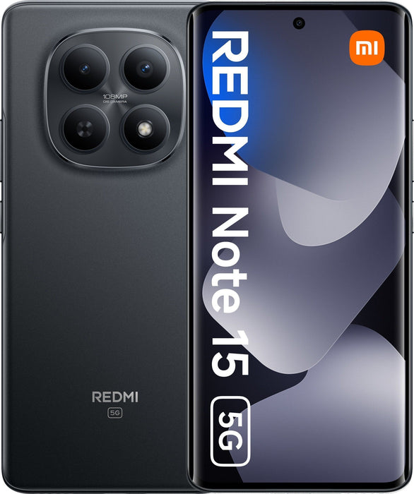 Xiaomi Redmi Note 15 5G 8GB RAM 256GB No Charger Black EU MZB0LWMEU