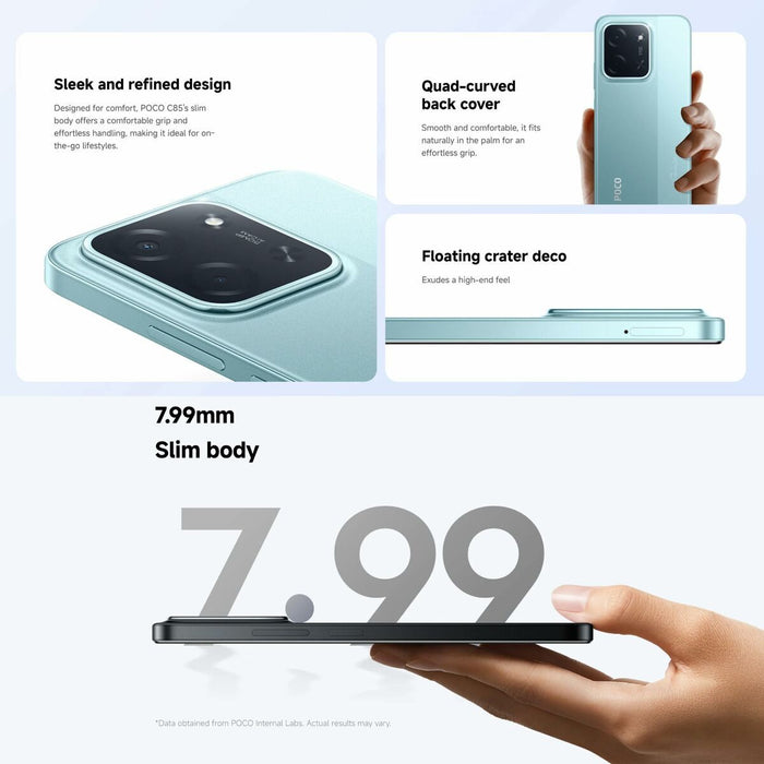 Smartphone Xiaomi POCO C85 6,9" Octa Core 8 GB RAM 256 GB Black