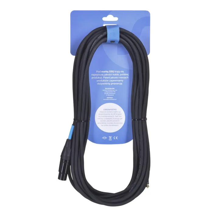 XLR cable to jack Sound station quality (SSQ) XZJM10 10 m - WiresNGL-KAB<<<Sound systemNGL<<<ActionPL&&&Електроника