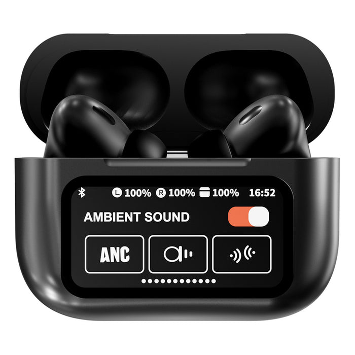 True wireless headphones XMART TWS-10 ANC WIRELESS CONNECTION, BLACK