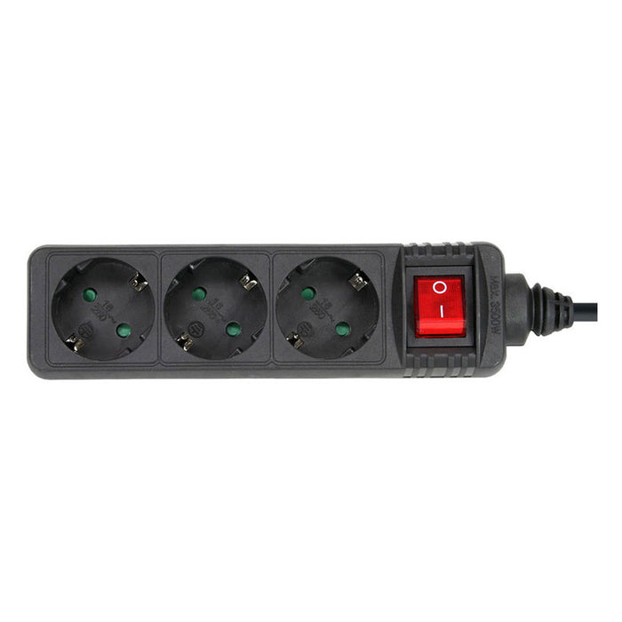 Power strip XMART 3GN/3.0M WITH KEY GNB-03K BLACK