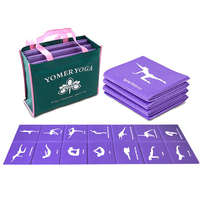 FOLDABLE XMART YOGA MAT PURPLE