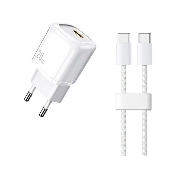 CHARGER 220V XMART 20W PD+TYPE C WHITE