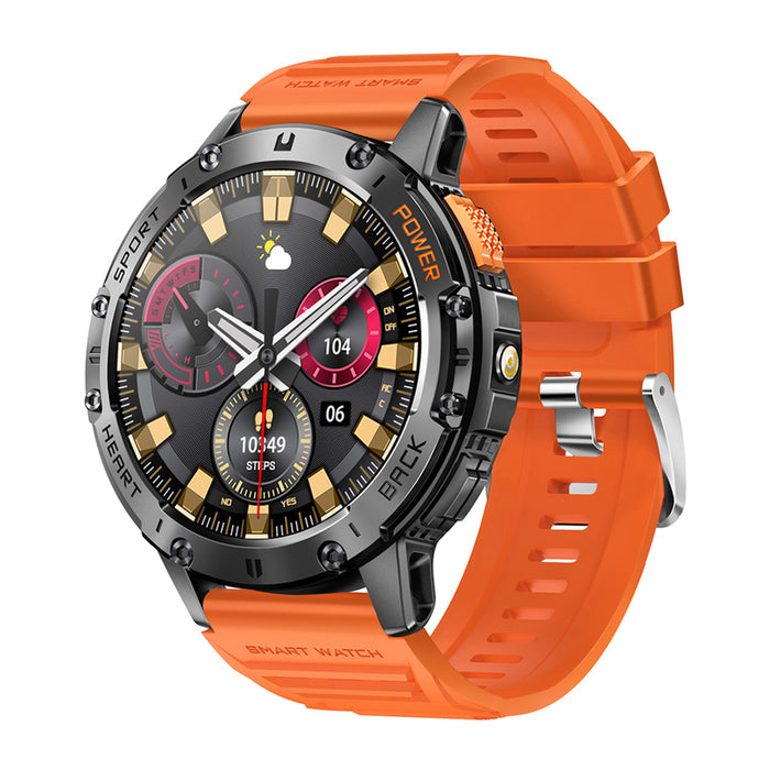 Smart watch XMART HK65 AMOLED BLCK-ORNG 49 MM, HEART MONITOR, SPO2