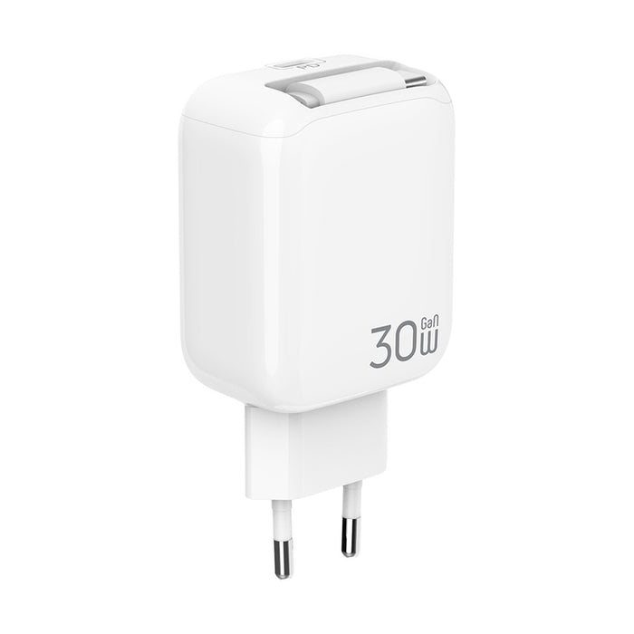 CHARGER 220V XMART 30W + TYPE C WHITE USB-C PD
