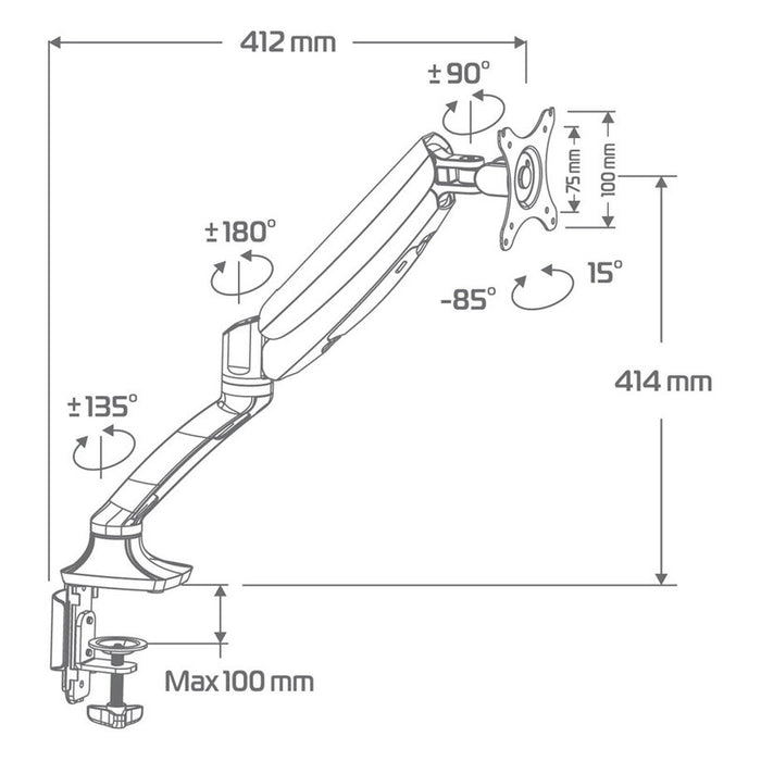 XMART MS201C MONITOR STAND