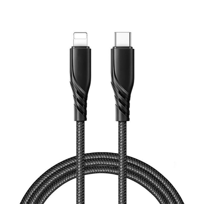 Cable Xmart Lightning to Type-C Greased Series 1.2m Black