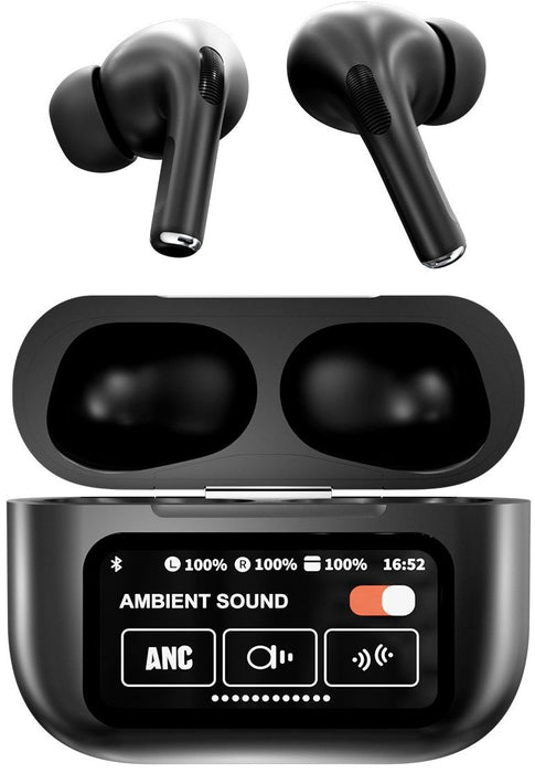 True wireless headphones XMART TWS-10 ANC WIRELESS CONNECTION, BLACK