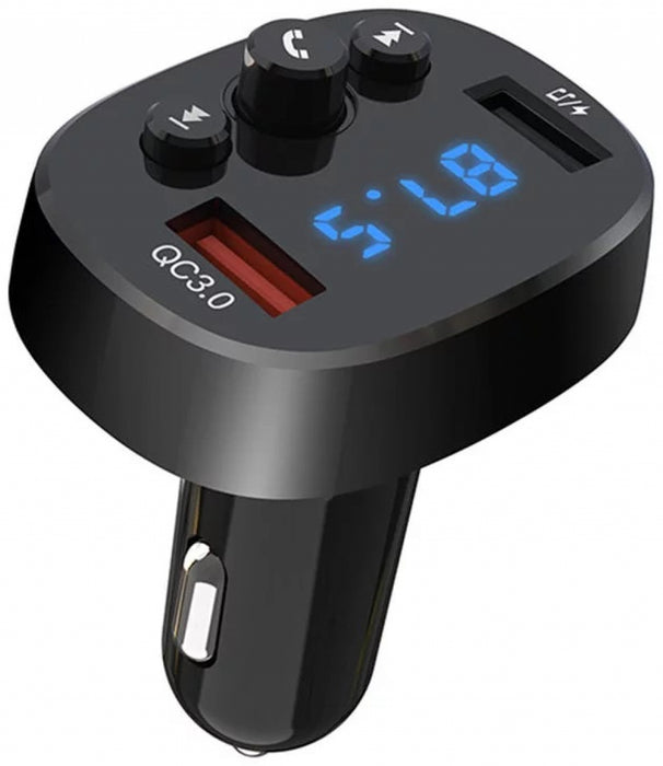 Auto transmitter XO BCC03 car charger 18W Bluetooth + QC3.0