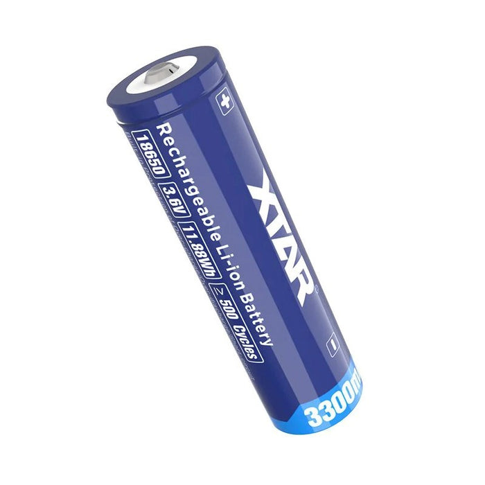 Rechargeable battery XTAR for flashlights 18650 with protection, 3300mAh, Li-ion