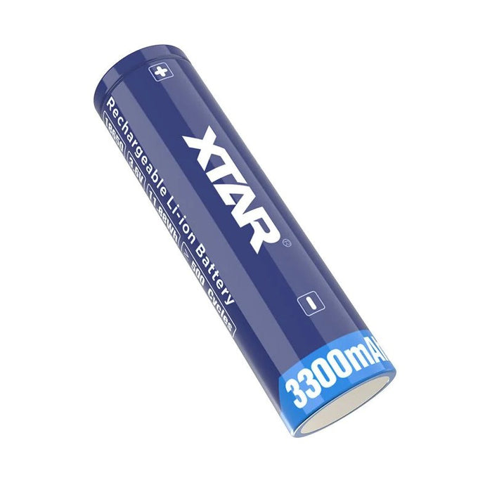Rechargeable battery XTAR for flashlights 18650 with protection, 3300mAh, Li-ion