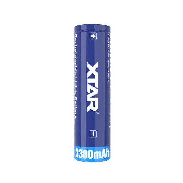 Rechargeable battery XTAR for flashlights 18650 with protection, 3300mAh, Li-ion