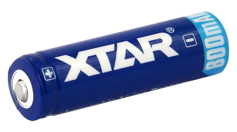 Rechargeable battery LiIon AA R6 3.7V 800mAh XTAR
