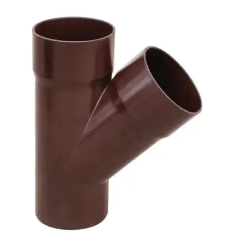 Y-ELBOW F 80 BROWN BRSM 80 M FIRST PLAST - Аксесоари<<<Улуци,тръби и канали<<<Строителни материали<<<Praktiker