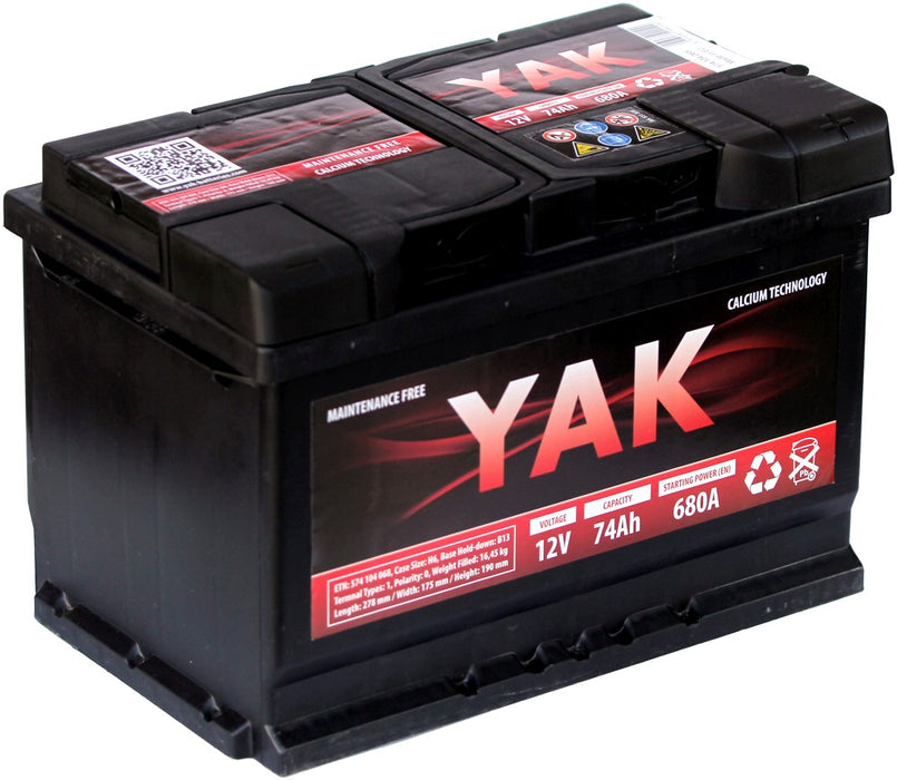 YAK 74AH 680A R+