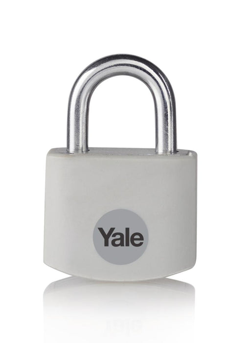 PADLOCK YALE ALUMINUM 25MM GRAY