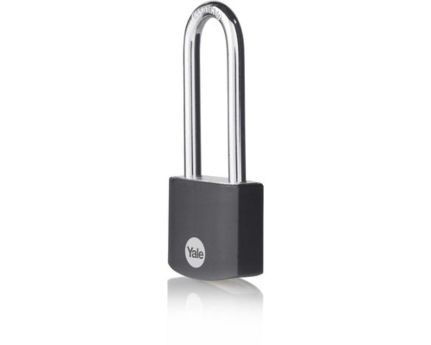 PADLOCK YALE ALUMINUM 38MM BLACK LS
