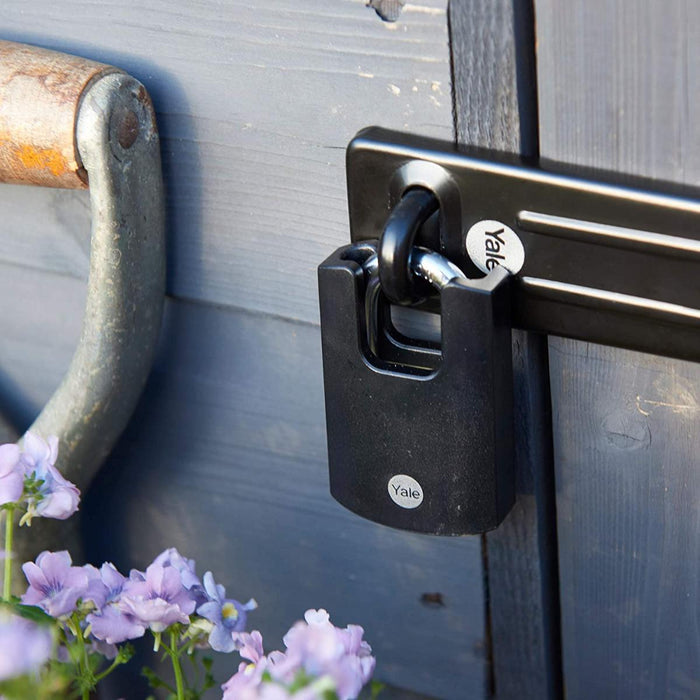 YALE BRASS PADLOCK 40MM BLACK