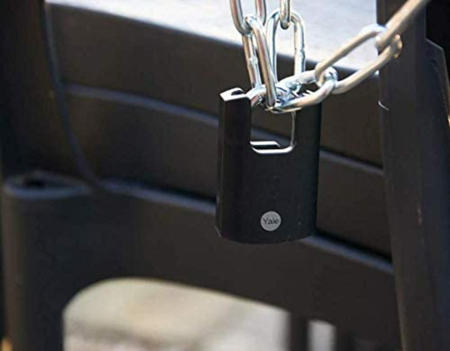 YALE BRASS PADLOCK 50MM BLACK