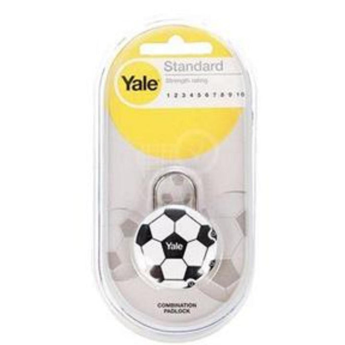 YALE HAND LUGGAGE PADLOCK FOOTBALL TOP