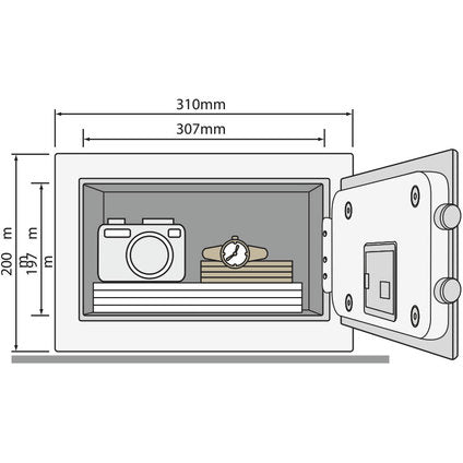 YALE SAFE YSG/200/DB1