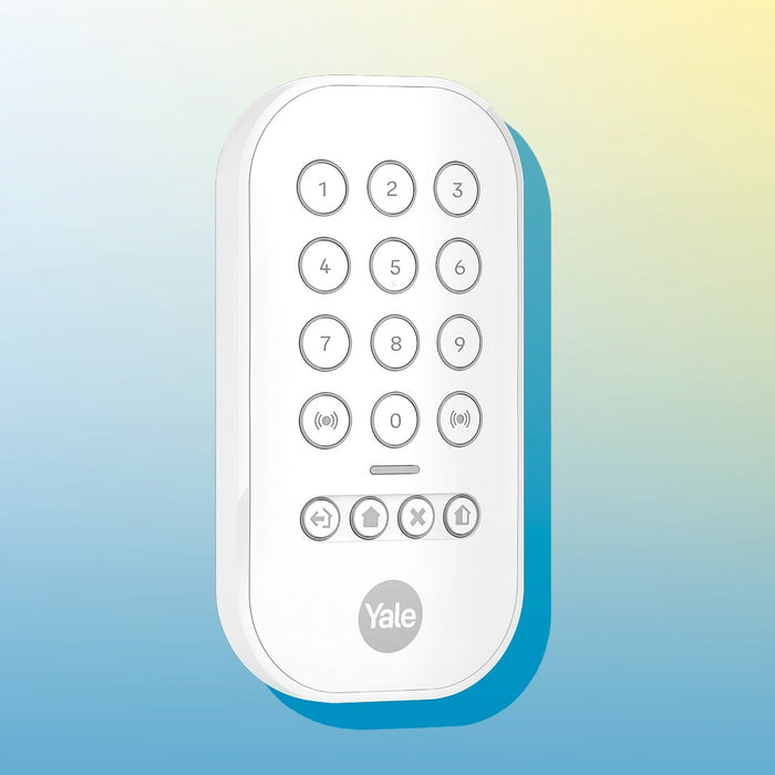 Yale Smart Alarm Starter Kit 7 items - Control Panel, Keypad, Remote Control, 2x Motion Sensor, 2x Window/Door Sensor