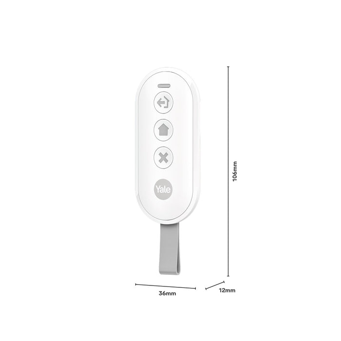 Yale smart alarm starter kit 6 elements - Control unit, Siren, Keypad, Remote control, Motion detector, Window/door detector